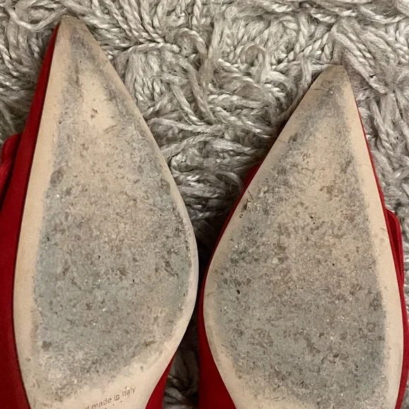 Manolo Blahnik Red Suede Maysale pumps 40.5 50mm - Picture 6 of 9